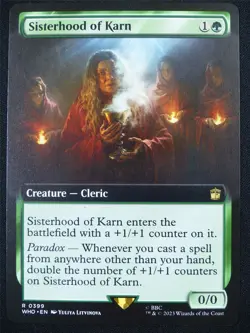 Sisterhood of Karn Extended Art - WHO - Mtg Card #8V - Image 1