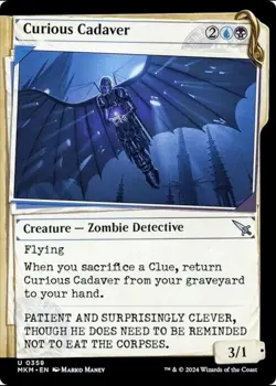 X 1 Curious Cadaver NM Murders at Karlov Manor 358 MTG Magic The Gathering - Image 1