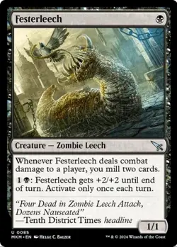 X 1 Festerleech NM Murders at Karlov Manor 085 MTG Magic The Gathering - Image 1