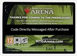 MTG Magic Arena Code - Prerelease 6 Booster Packs Lost Caverns of Ixalan - Email - Image 1