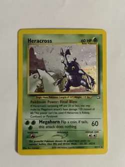The Pokemon Company Heracross 6/111 Neo Genesis Holo Unlimited 60 HP - Image 1