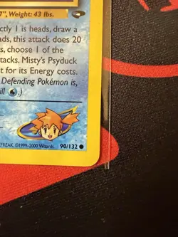 Misty’s Psyduck 1st Edition Gym Challenges Pokemon - Image 5