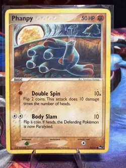 Pokemon Phanpy 50HP POP Series 2 015/017 Common Basic Regular Card - Image 1