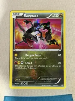 Rayquaza 128/124 Secret Rare 2012 Dragons Exalted Pokemon Card - Image 1