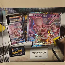 Pokemon Detective Pikachu Mewtwo-GX Case File Box Promo Collectors Edition - Image 2