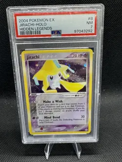 Jirachi Gold Star 8/101 Hidden Legends Holo Pokemon PSA 7 - Image 1