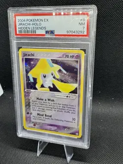 Jirachi Gold Star 8/101 Hidden Legends Holo Pokemon PSA 7 - Image 2