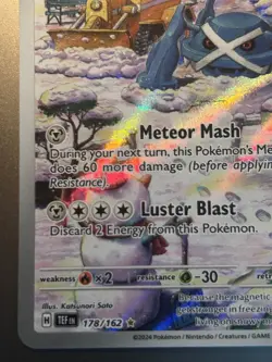 Pokemon TCG Metagross 178/162 Sv05: Temporal Forces Illustration Rare - Image 4