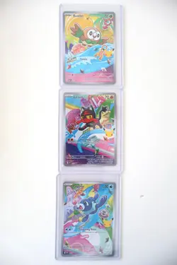 Pokemon 2026 First Partner Collection Series 1 Promos GEN 7 STARTER SET - Image 1