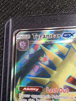 Pokemon TCG Tyranitar GX 203/214 Lost Thunder (PLEASE SEE PHOTOS) - Image 4