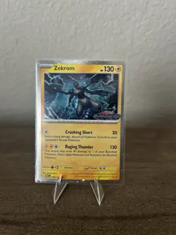 Pokemon TCG Zekrom Paradox Rift STAMPED promo 066/182 NM Cosmo Promo - Image 1