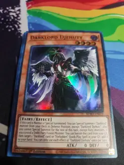 X3 Yugioh BPRO-EN019 - Darklord Djehuty - Super Rare - Image 1