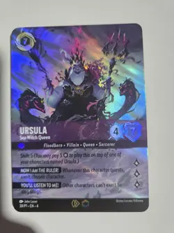 Disney Lorcana Ursula - Sea Witch Queen Promo 38/P1 Foil Amethyst 4/7 - Image 1