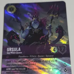 Disney Lorcana Ursula - Sea Witch Queen Promo 38/P1 Foil Amethyst 4/7 - Image 3