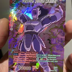 Vegeta proud warrior bt17-132 spr psa bgs dragon ball super card game dbs cgc - Image 4