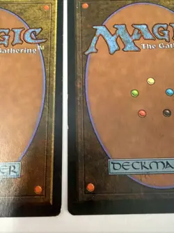 MTG Basic Land Mountain (CEI) #297 2x #298 #299 SIGNED Douglas Shuler LP - Image 3
