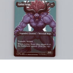 MTG - Vincent Valentine/ Galian Beast - Showcase - Free P+P - Image 2