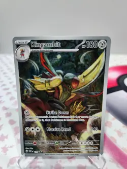 Pokemon TCG - Kingambit SVP130+Bisharp+Pawnard - Black Star Promo - NM/M - Image 2