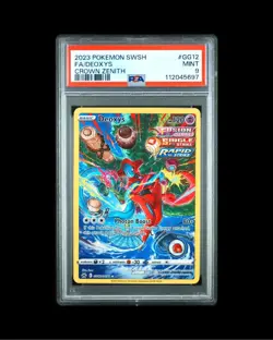 Pokemon CRZ GG12/GG70 - Crown Zenith Galarian Gallery Deoxys Full Art - PSA 9 - Image 1