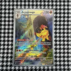 Armarouge Scarlet & Violet Base Illustration Rare Holo Pokemon TCG NM 203/198 - Image 1