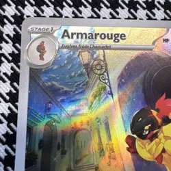 Armarouge Scarlet & Violet Base Illustration Rare Holo Pokemon TCG NM 203/198 - Image 2