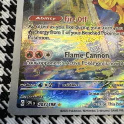 Armarouge Scarlet & Violet Base Illustration Rare Holo Pokemon TCG NM 203/198 - Image 5