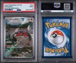2023 POKEMON SVP EN-SV BLACK STAR PROMO #014 KORAIDON PSA 9 - Image 2