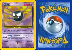 GASTLY 33/62 UNCOMMON FOSSIL POKEMON UNLIMITED MP - Image 3