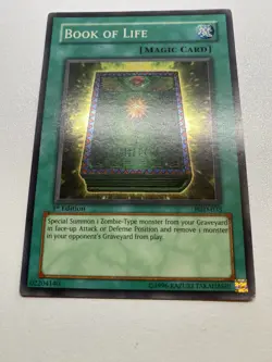 Yugioh Book Of Life Super Rare 1st Edition PGD-033 HP - Image 1