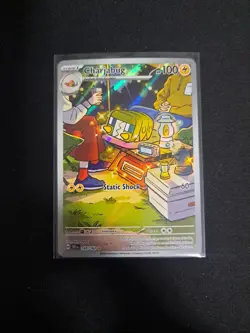 Pokemon TCG Temporal Forces Charjabug Full Art Illustration Rare Card 169/162 - Image 1