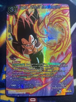 Dragon Ball Super Card Game Vegeta, Prideful Transformation BT10-105 Foil - Image 1