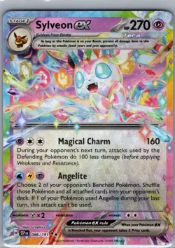 Sylveon ex 086/191 SV08: Surging Sparks - Pokemon Card - NM - Image 1