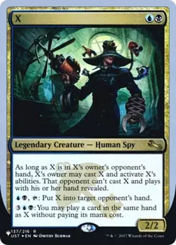 X -Foil Medium Play MTG The List - Image 1