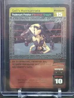 WWE RAW Deal Gail's Hurricanrana Foil Card - Image 1