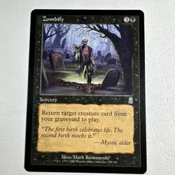2001 Magic The Gathering Odyssey - Zombify - #171 LP Very Light Play MTG - Image 1