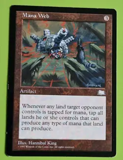 MTG x1, MANA WEB, Weatherlight. Good. Pre Modern. - Image 1
