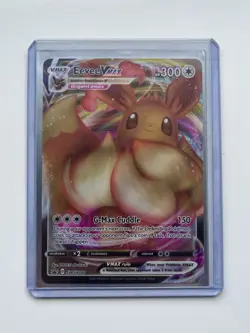 Pokemon Eevee VMAX TCG #SWSH087 Shining Fates ETB Holo Promo Card NM - Image 1
