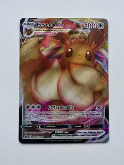 Pokemon Eevee VMAX TCG #SWSH087 Shining Fates ETB Holo Promo Card NM - Image 5
