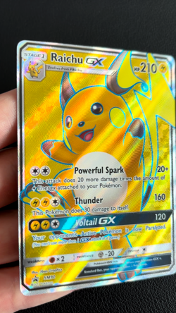 Raichu GX SM90 Sun & Moon Ultra Rare Holo Black Star Promo Pokemon TCG - Mint/NM - Image 2
