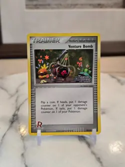 Pokemon TCG Venture Bomb 93/109 Team Rocket Returns Reverse Holofoil MP - Image 1