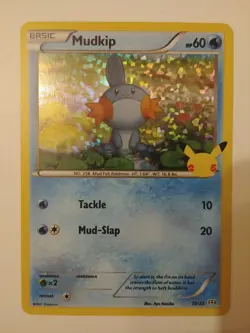 Pokemon TCG - Mudkip 19/25 McDonald's 25th Anniversary Holo - Near Mint - Image 1