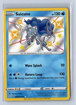 2021 Pokemon Shining Fates Shiny Vault Suicune #SV022/SV122 - Image 1