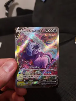 2021 Pokemon SWSH Chilling Reign Galarian Slowking V #179/198 - Image 1