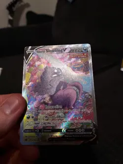 2021 Pokemon SWSH Chilling Reign Galarian Slowking V #179/198 - Image 2