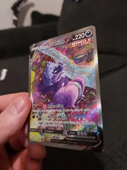 2021 Pokemon SWSH Chilling Reign Galarian Slowking V #179/198 - Image 3