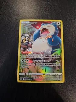 Pokemon TCG Snorlax Trainer Gallery TG10/TG30 Lost Origin Holo Ultra Rare - Image 1