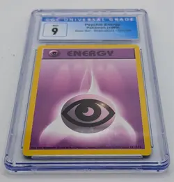 1999 Pokemon Base Set Shadowless Psychic Energy 101/102 CGC 9 Mint Slab - Image 3