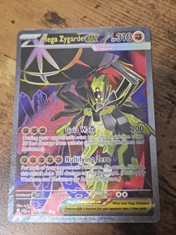 Pokemon Mega Zygarde EX 104 Perfect Order Full Art Secret Rare NM - Image 1
