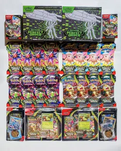 Pokemon Perfect Order LOT: ETBs, Booster Bundles, Sleeves & Blisters - Image 1