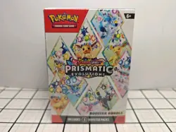 Pokemon TCG Scarlet & Violet Prismatic Evolutions Booster Bundle Factory Sealed - Image 1